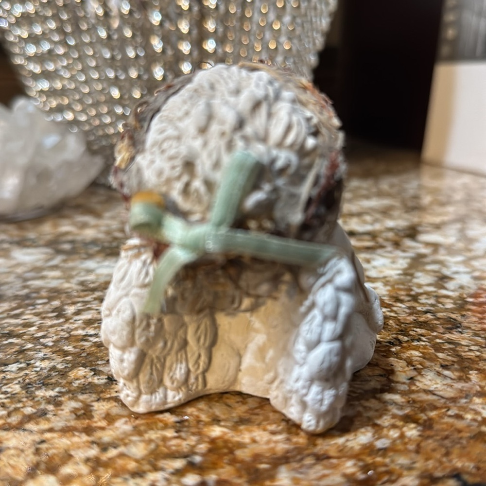 White Cherub Figurine Vintage Kristen 1999 - Picture 4 of 5